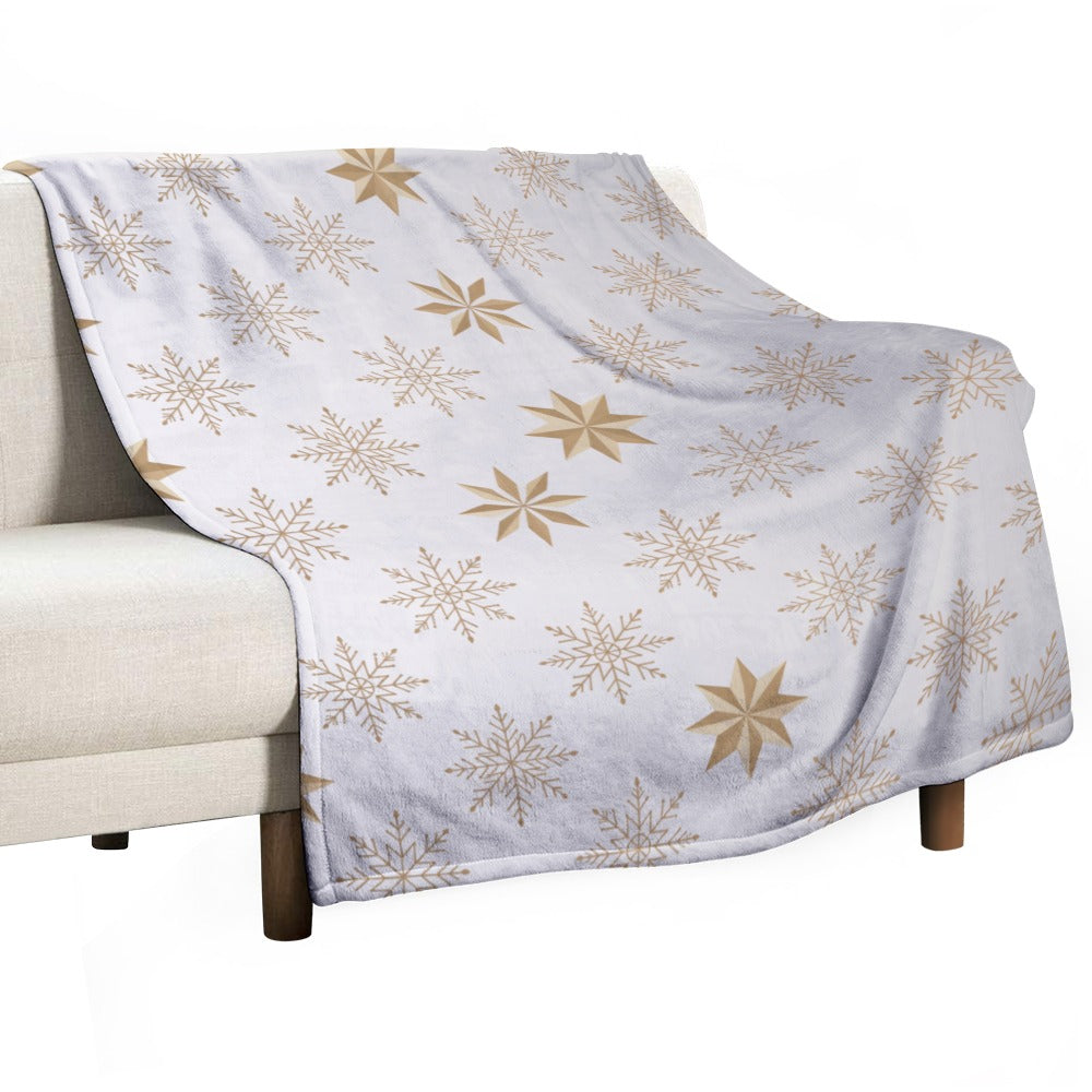 Christmas Ultra Soft Flannel Blanket – Cozy Holiday Throw, Warm Fleece Blanket for Bed & Sofa,