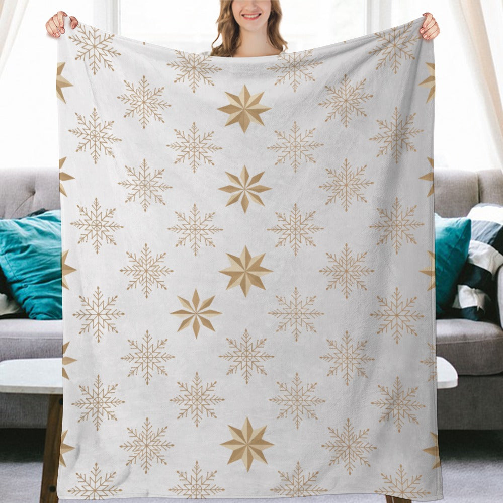 Christmas Ultra Soft Flannel Blanket – Cozy Holiday Throw, Warm Fleece Blanket for Bed & Sofa,