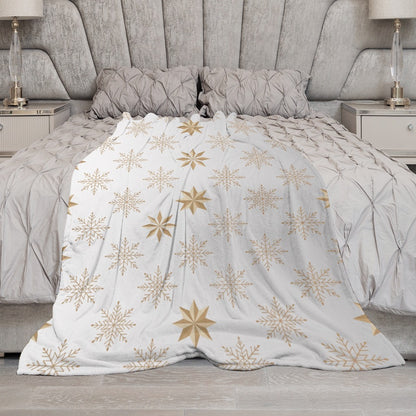 Christmas Ultra Soft Flannel Blanket – Cozy Holiday Throw, Warm Fleece Blanket for Bed & Sofa,